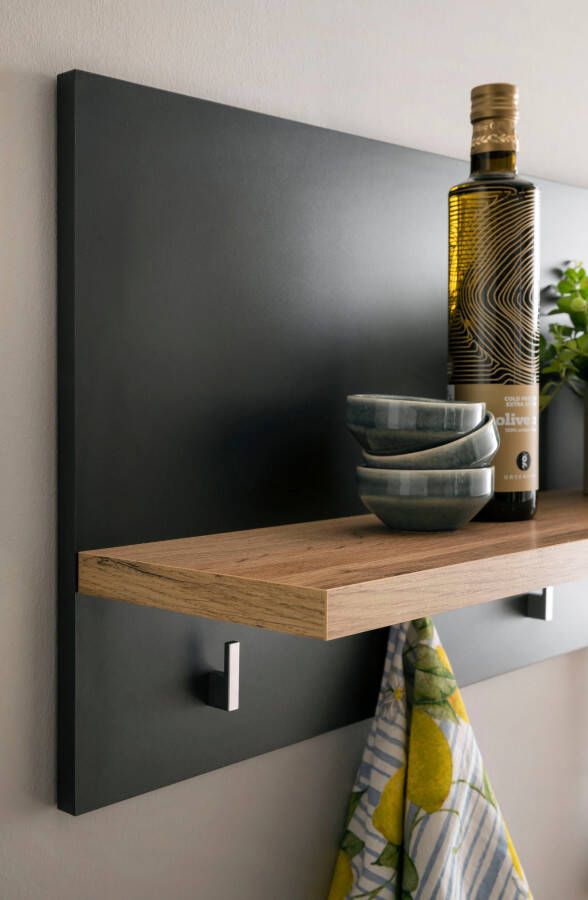 Kochstation Wandplank KS-Westminster Breedte 130 cm met 5 haken exclusief by Otto - Foto 5