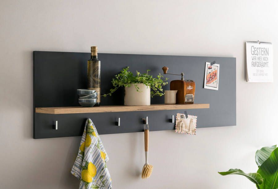 Kochstation Wandplank KS-Westminster Breedte 130 cm met 5 haken exclusief by Otto - Foto 3