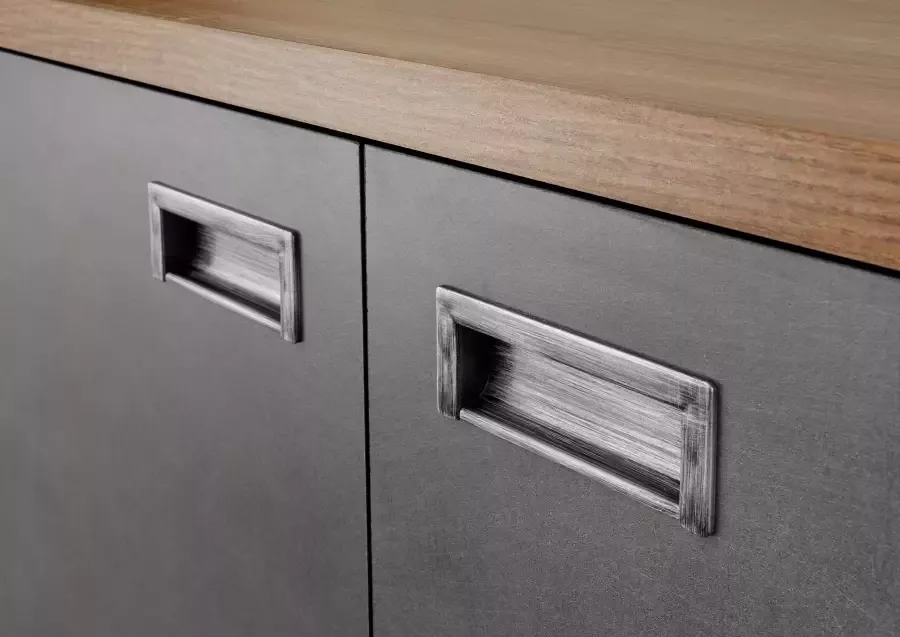 Home affaire Wastafelonderkast Detroit onderkast met apothekershandgreep badkamerkast industriële stijl - Foto 10