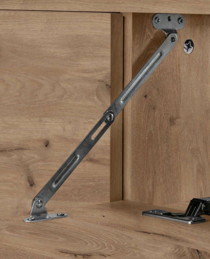 Home affaire Wastafelonderkast Wisla Sifon uitsparing deur met push-to-open functie breedte 80 cm hoogte 53 cm - Foto 1