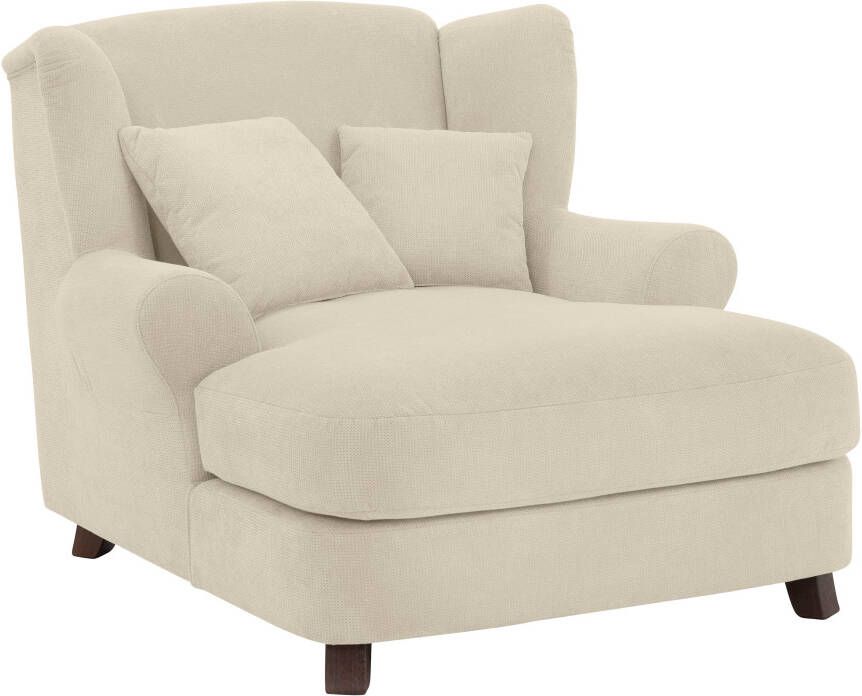 Home affaire XXL-fauteuil Oase XXL mega fauteuil oorfauteuil incl. sierkussens love seat - Foto 4