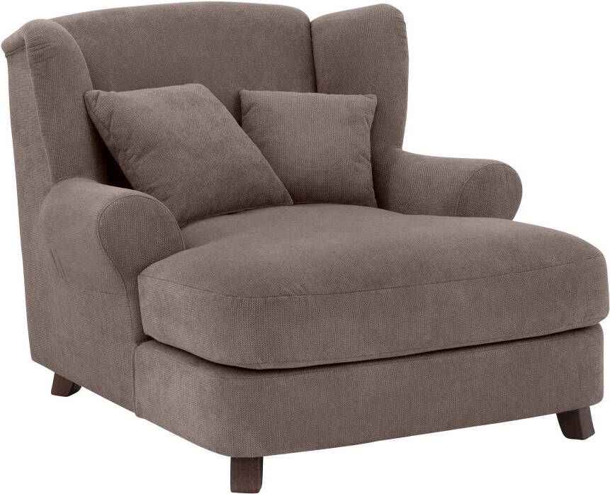 Home affaire XXL-fauteuil Oase XXL mega fauteuil oorfauteuil incl. sierkussens love seat - Foto 5