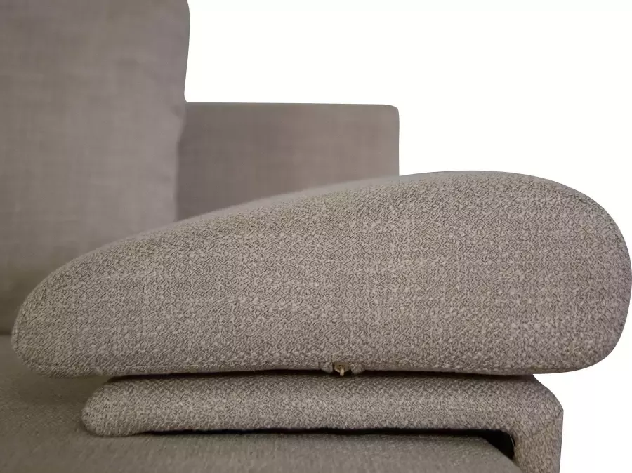 Home affaire Zithoek Acra U-vorm met slaapfunctie en bedkist in gevlochten look