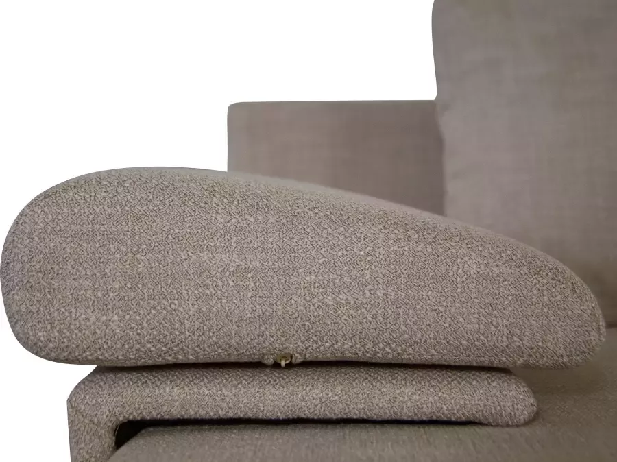 Home affaire Zithoek Acra U-vorm met slaapfunctie en bedkist in gevlochten look