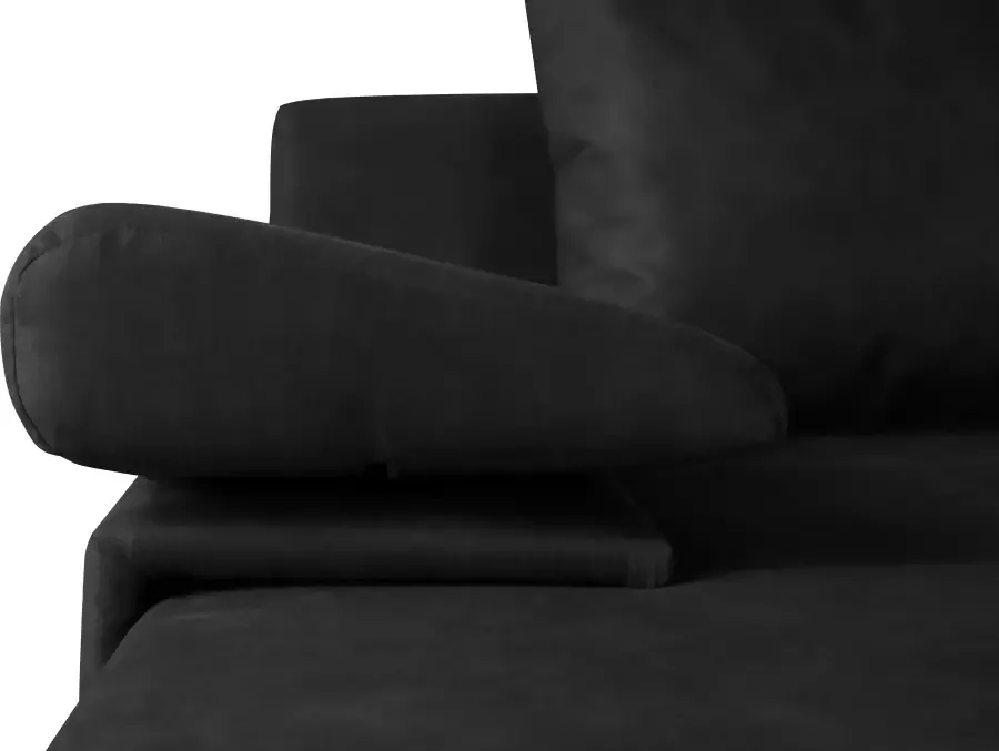 Home affaire Zithoek Acra U-vorm met slaapfunctie en bedkist in gevlochten look