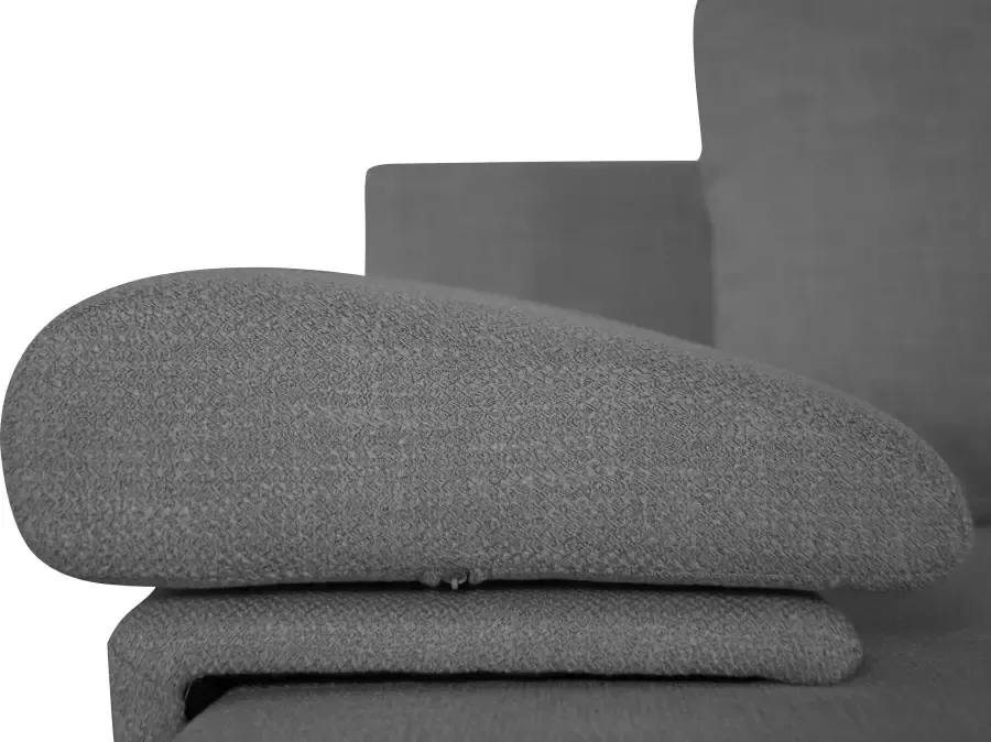 Home affaire Zithoek Acra U-vorm met slaapfunctie en bedkist in gevlochten look