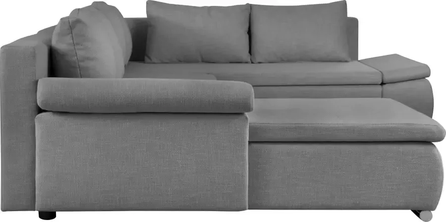 Home affaire Zithoek Acra U-vorm met slaapfunctie en bedkist in gevlochten look - Foto 4