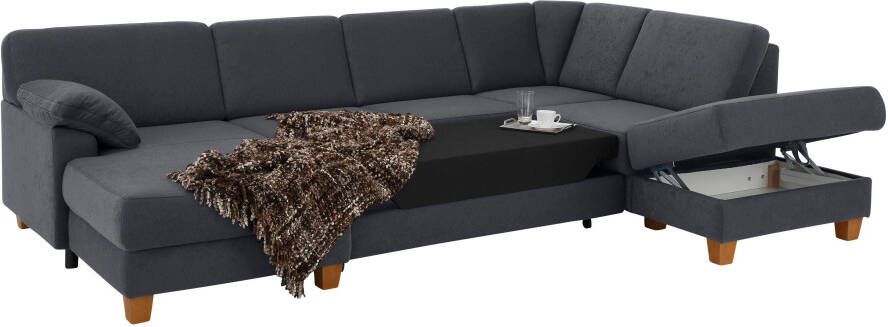 Home affaire Zithoek Belfort U-vorm met binnenvering naar keuze met slaapfunctie en bergruimte - Foto 9