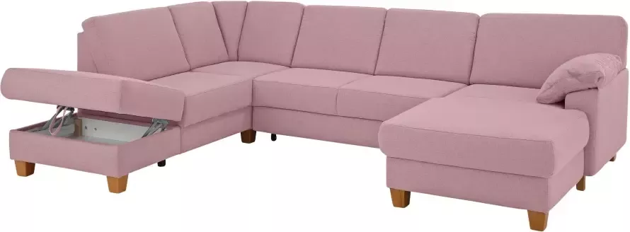 Home affaire Zithoek Belfort U-vorm met binnenvering naar keuze met slaapfunctie en bergruimte - Foto 6