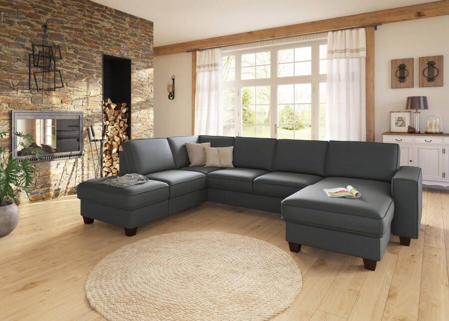 Home affaire Zithoek County U-model naar keuze ottomane links of rechts met binnenveringsinterieur (3-delig) - Foto 2