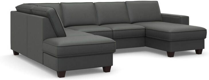 Home affaire Zithoek County U-model naar keuze ottomane links of rechts met binnenveringsinterieur (3-delig) - Foto 8