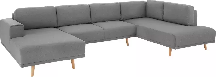 Home affaire Zithoek Lasse U-vorm in scandinavische stijl met houten poten - Foto 5
