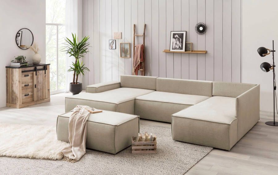 Home affaire Zithoek SHERWOOD XXL 329 cm U-Form Schlafsofa - Foto 7