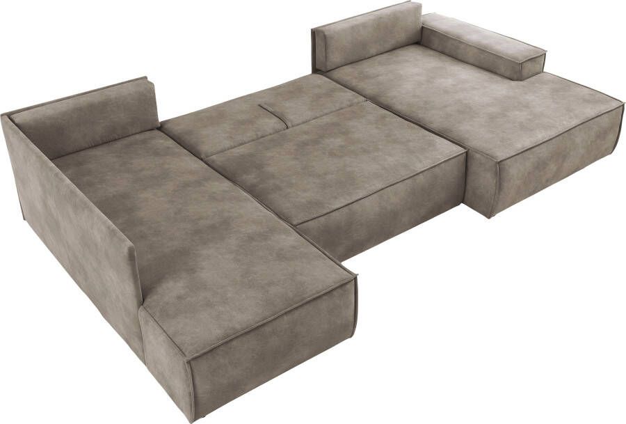 Home affaire Zithoek SHERWOOD XXL 329 cm U-Form Schlafsofa - Foto 3