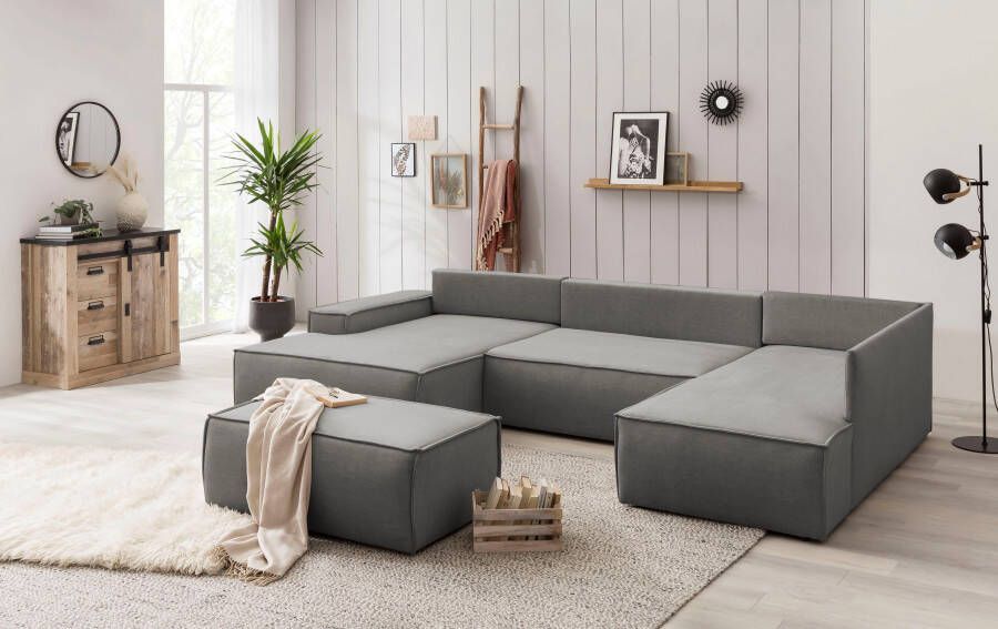 Home affaire Zithoek SHERWOOD XXL 329 cm U-Form Schlafsofa - Foto 8