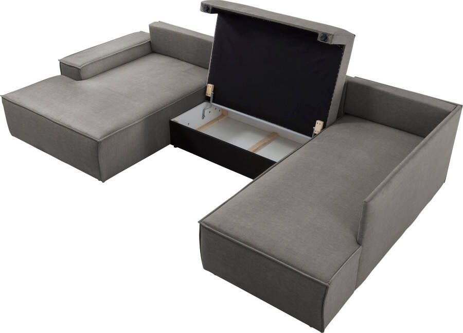 Home affaire Zithoek SHERWOOD XXL 329 cm U-Form Schlafsofa - Foto 2