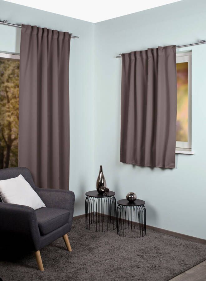 Home Basics Gordijn Blacky Kombibandschal BLACKY uni (1 stuk) - Foto 2