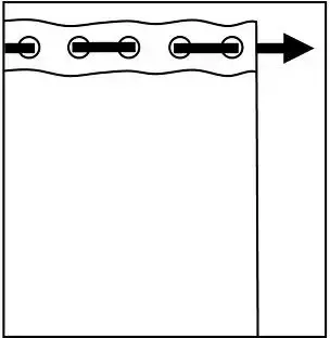 Home Basics Gordijn Daria HxB: 245x135 (1 stuk) - Foto 3
