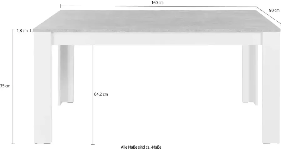 Homexperts Eettafel Zabona Eettafel breedte 160 cm (1 stuk) - Foto 8