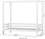 Hoppekids Kinderledikant Eco Dream Prinsessen-bed 90x200 cm om te bouwen (3-delig) - Thumbnail 4