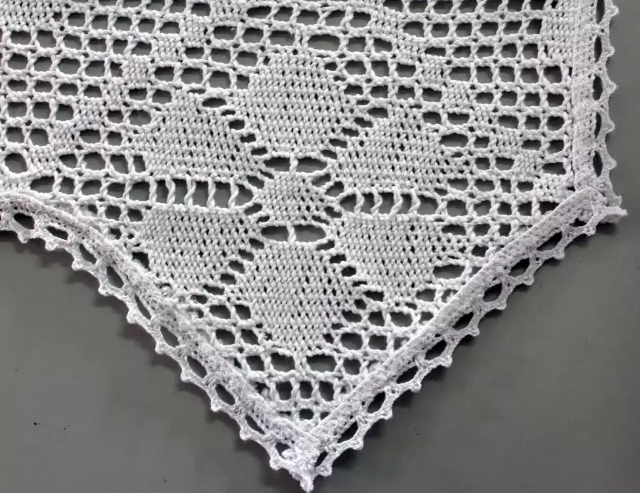 Hossner Gordijn Bärental machinaal vervaardigde gehaakte kant (1 stuk) - Foto 3