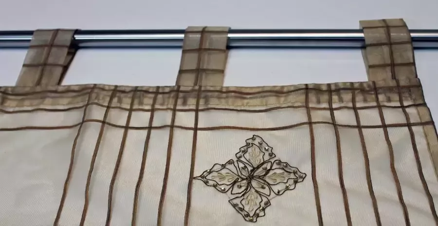 Hossner Gordijn Stellisee Lussenvitrage in bijzonder design (1 stuk) - Foto 5