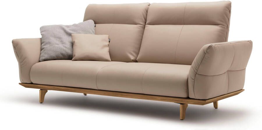 OTTO Creation BY ROLF BENZ 3-zitsbank Hs.460 Onderstel in walnotenhout walnotenhouten poten breedte 208 cm - Foto 3