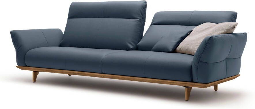 Hülsta Sofa 4-zitsbank Hs.460 Onderstel in walnotenhout walnotenhouten poten breedte 248 cm - Foto 4