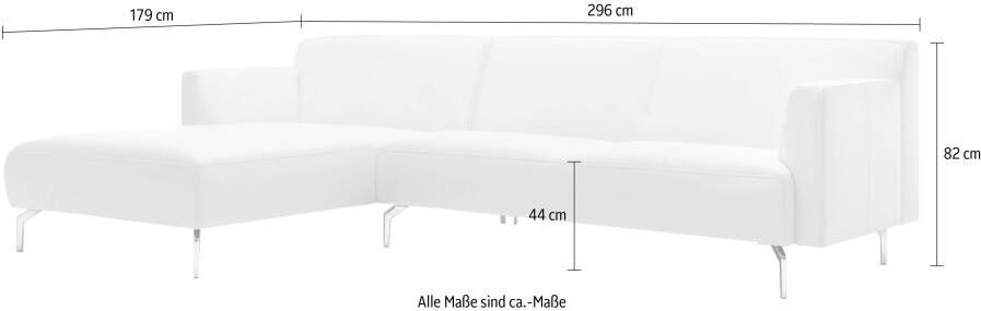 OTTO Creation BY ROLF BENZ Hoekbank Hs.446 in een minimalistische gewichtloze look breedte 296 cm - Foto 7