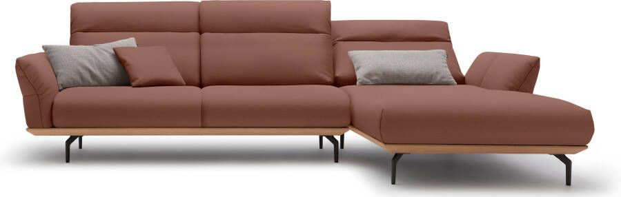 OTTO Creation BY ROLF BENZ Hoekbank Hs.460 Sokkel in eiken onderstel in umbra grijs breedte 318 cm - Foto 11