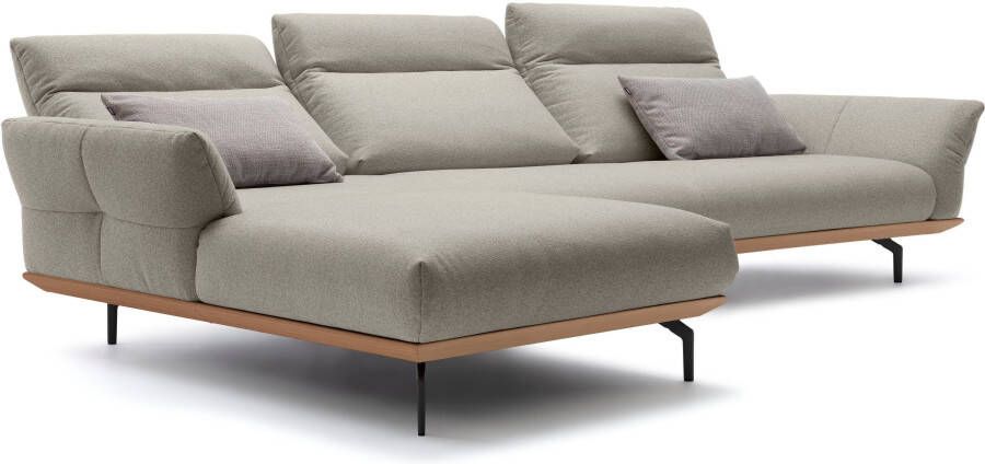 OTTO Creation BY ROLF BENZ Hoekbank Hs.460 Sokkel in eiken onderstel in umbra grijs breedte 338 cm - Foto 7