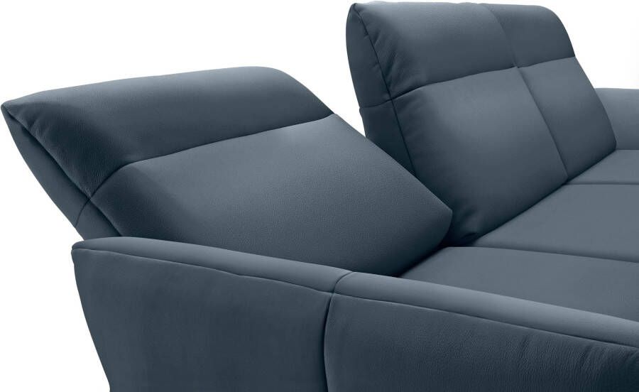 OTTO Creation BY ROLF BENZ Hoekbank Hs.460 Sokkel in eiken onderstel in umbra grijs breedte 318 cm - Foto 5