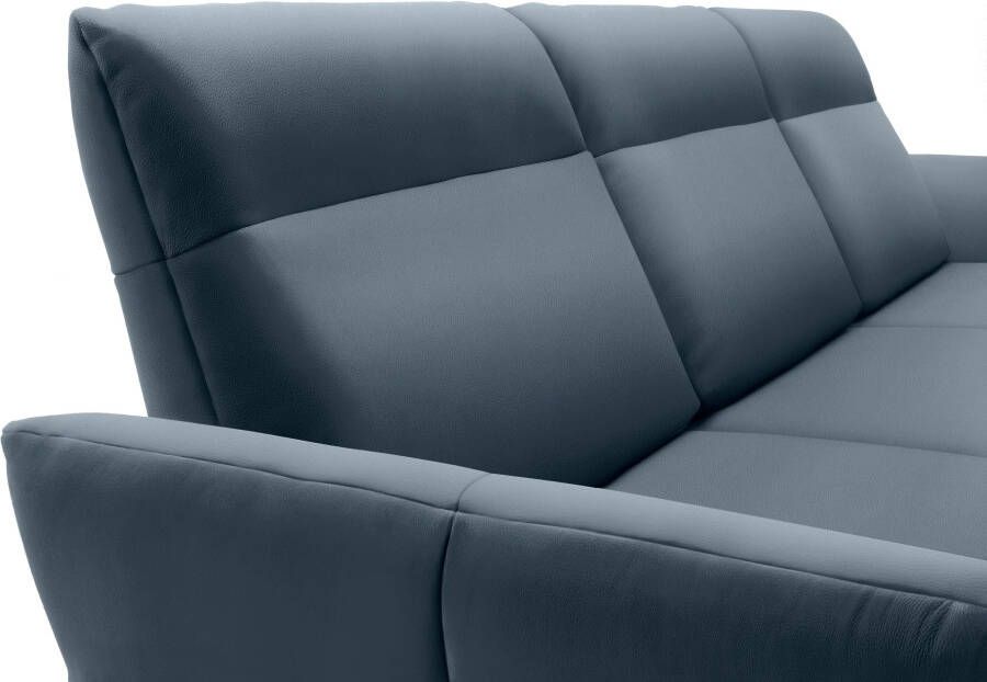 OTTO Creation BY ROLF BENZ Hoekbank Hs.460 Sokkel in eiken onderstel in umbra grijs breedte 318 cm - Foto 3