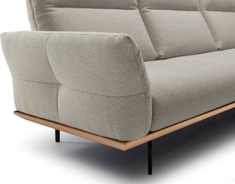 OTTO Creation BY ROLF BENZ Hoekbank Hs.460 Sokkel in eiken onderstel in umbra grijs breedte 318 cm - Foto 2