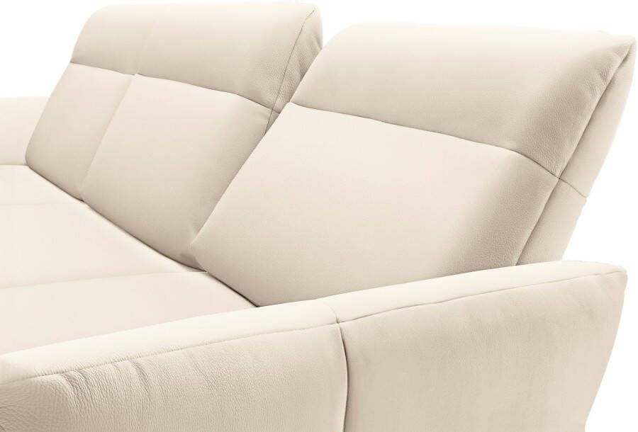 OTTO Creation BY ROLF BENZ Hoekbank Hs.460 Sokkel in eiken onderstel in umbra grijs breedte 338 cm - Foto 4