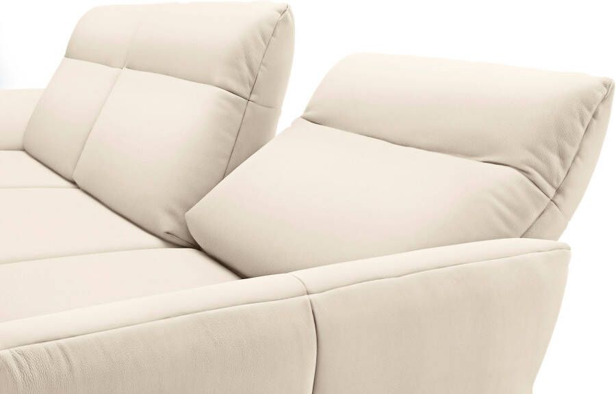 OTTO Creation BY ROLF BENZ Hoekbank Hs.460 Sokkel in eiken onderstel in umbra grijs breedte 338 cm - Foto 5