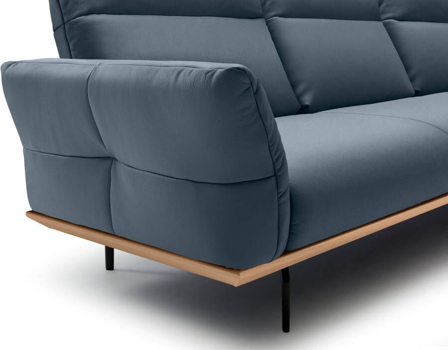 OTTO Creation BY ROLF BENZ Hoekbank Hs.460 Sokkel in eiken onderstel in umbra grijs breedte 318 cm - Foto 2