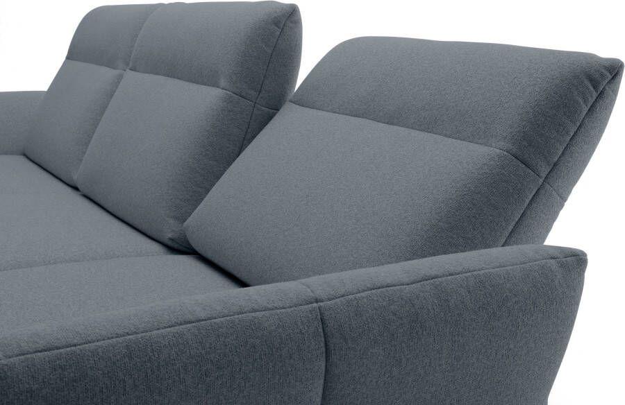 OTTO Creation BY ROLF BENZ Hoekbank Hs.460 Sokkel in eiken gegoten aluminium poten in umbra grijs breedte 298 cm - Foto 4