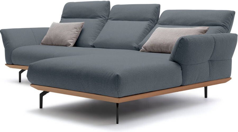 OTTO Creation BY ROLF BENZ Hoekbank Hs.460 Sokkel in eiken gegoten aluminium poten in umbra grijs breedte 298 cm - Foto 6