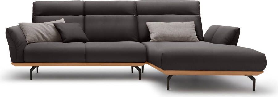 OTTO Creation BY ROLF BENZ Hoekbank Hs.460 Sokkel in eiken gegoten aluminium poten in umbra grijs breedte 298 cm - Foto 12