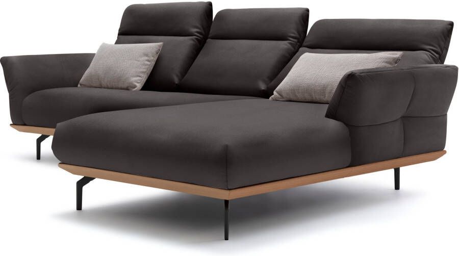 OTTO Creation BY ROLF BENZ Hoekbank Hs.460 Sokkel in eiken gegoten aluminium poten in umbra grijs breedte 298 cm - Foto 7