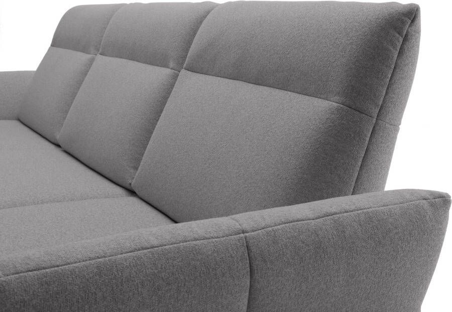 OTTO Creation BY ROLF BENZ Hoekbank Hs.460 Sokkel in eiken onderstel in umbra grijs breedte 318 cm - Foto 3