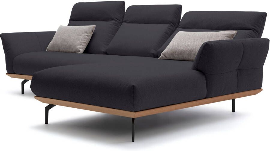 OTTO Creation BY ROLF BENZ Hoekbank Hs.460 Sokkel in eiken gegoten aluminium poten in umbra grijs breedte 298 cm - Foto 7