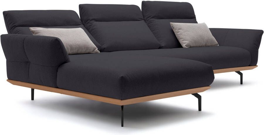 OTTO Creation BY ROLF BENZ Hoekbank Hs.460 Sokkel in eiken onderstel in umbra grijs breedte 318 cm - Foto 7