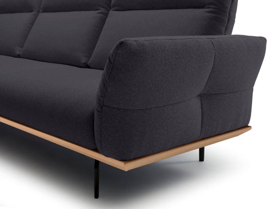 OTTO Creation BY ROLF BENZ Hoekbank Hs.460 Sokkel in eiken onderstel in umbra grijs breedte 318 cm - Foto 2