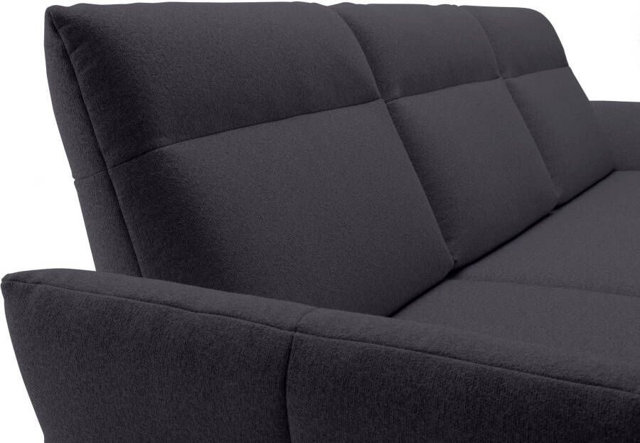 OTTO Creation BY ROLF BENZ Hoekbank Hs.460 Sokkel in eiken onderstel in umbra grijs breedte 318 cm - Foto 3