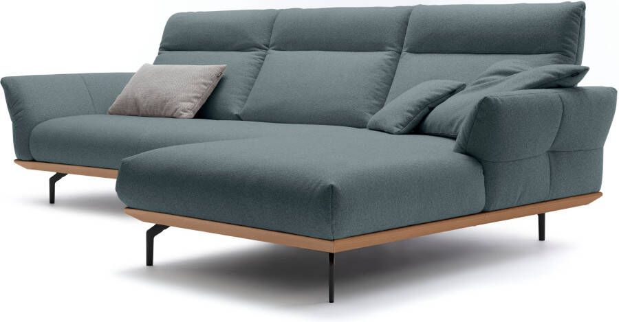 OTTO Creation BY ROLF BENZ Hoekbank Hs.460 Sokkel in eiken onderstel in umbra grijs breedte 318 cm - Foto 5