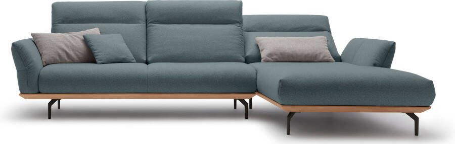 OTTO Creation BY ROLF BENZ Hoekbank Hs.460 Sokkel in eiken onderstel in umbra grijs breedte 318 cm - Foto 9