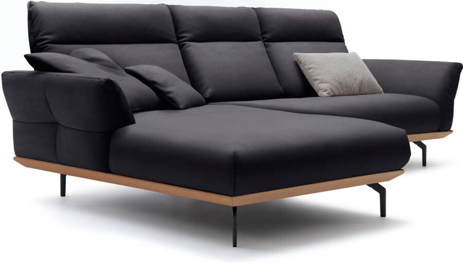 OTTO Creation BY ROLF BENZ Hoekbank Hs.460 Sokkel in eiken gegoten aluminium poten in umbra grijs breedte 298 cm - Foto 6