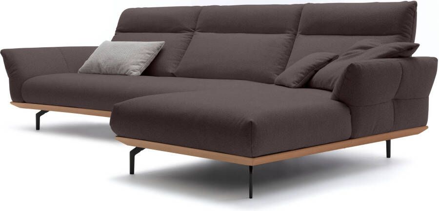 OTTO Creation BY ROLF BENZ Hoekbank Hs.460 Sokkel in eiken onderstel in umbra grijs breedte 338 cm - Foto 12